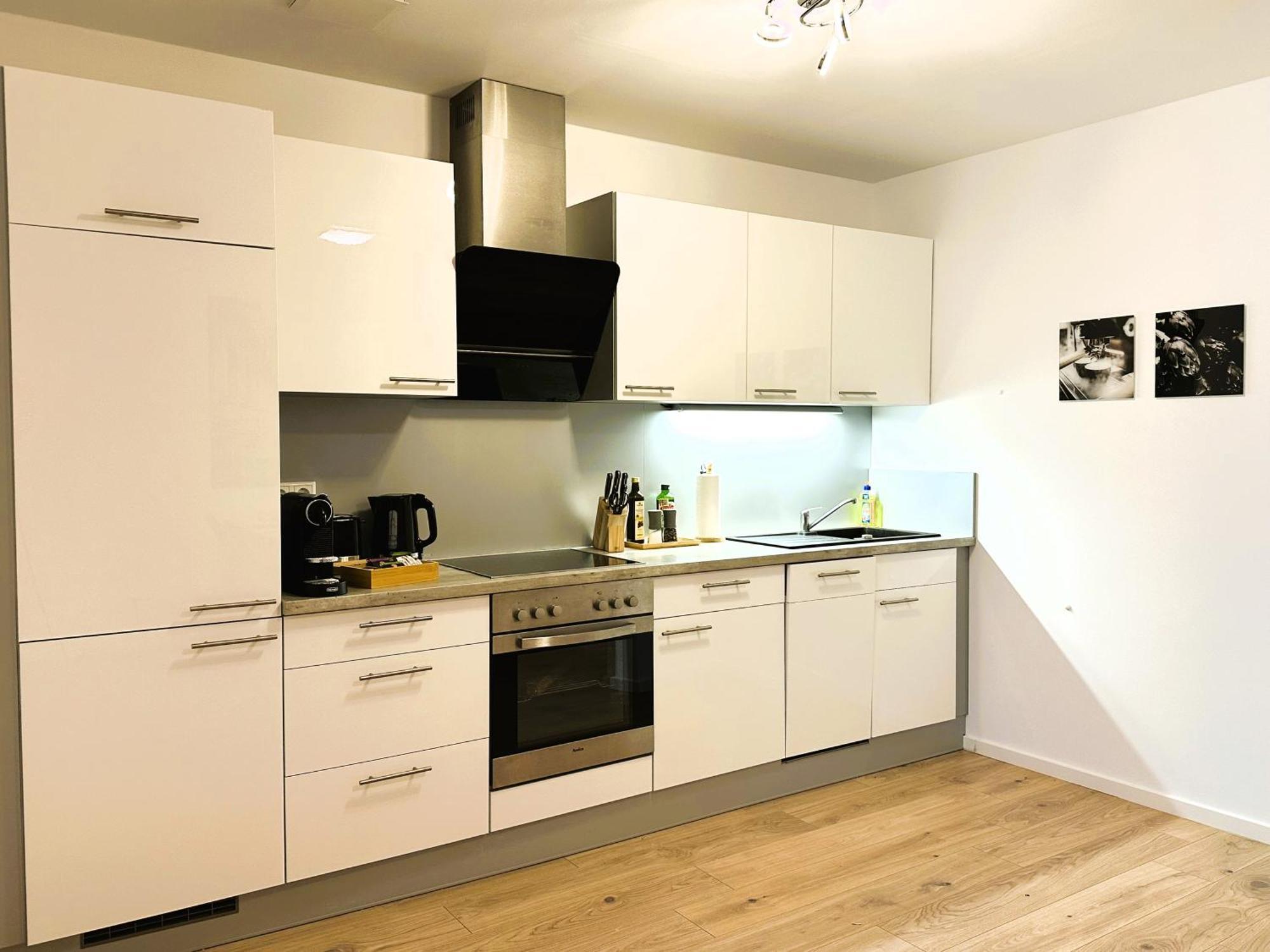 Bohnapartments - Nordkap-Suiten - Gratis Parkplatz - Moderner Neubau - Erdgeschoss - Fussbodenheizung Erfurt Szoba fotó