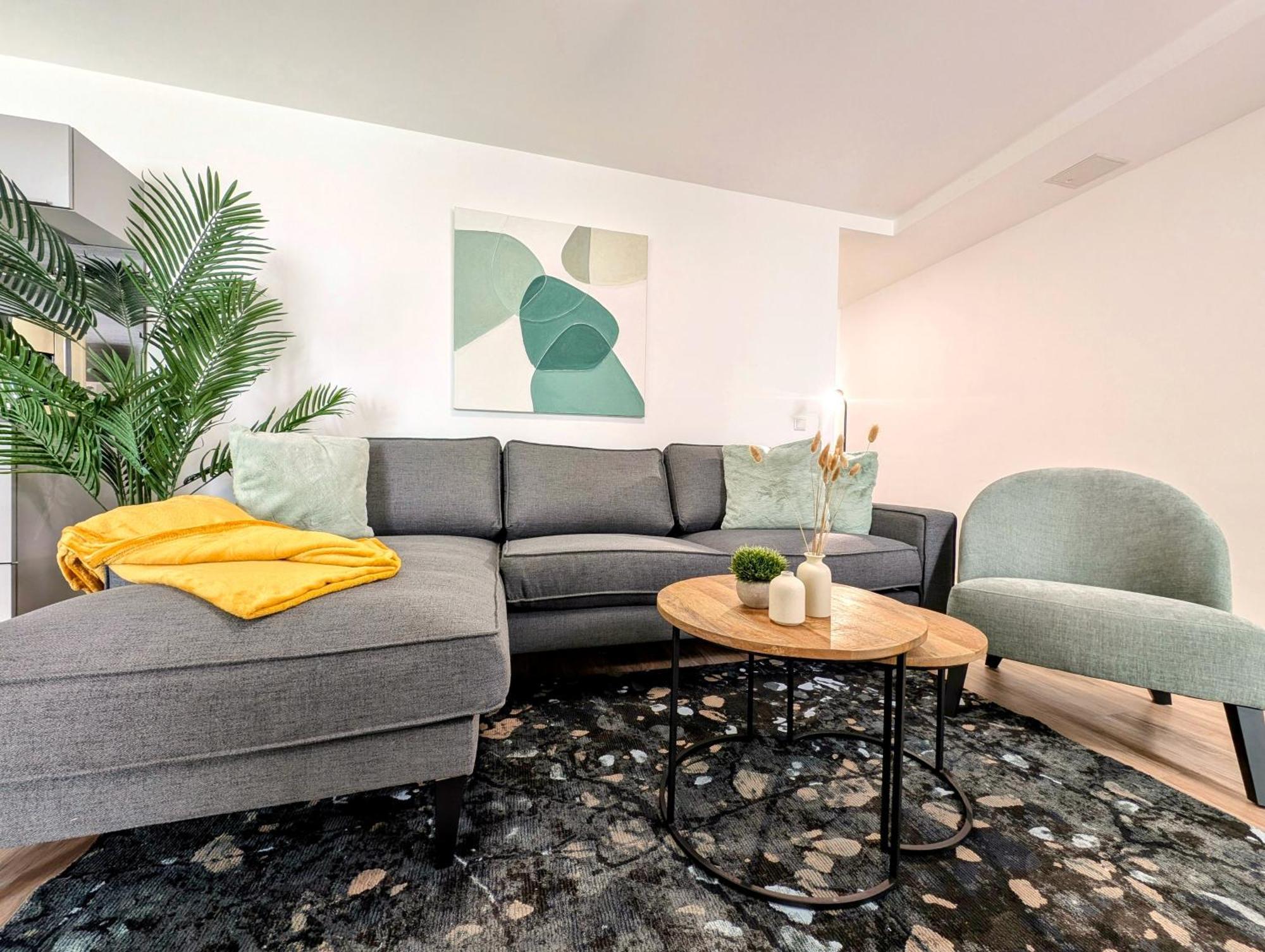 Bohnapartments - Nordkap-Suiten - Gratis Parkplatz - Moderner Neubau - Erdgeschoss - Fussbodenheizung Erfurt Kültér fotó