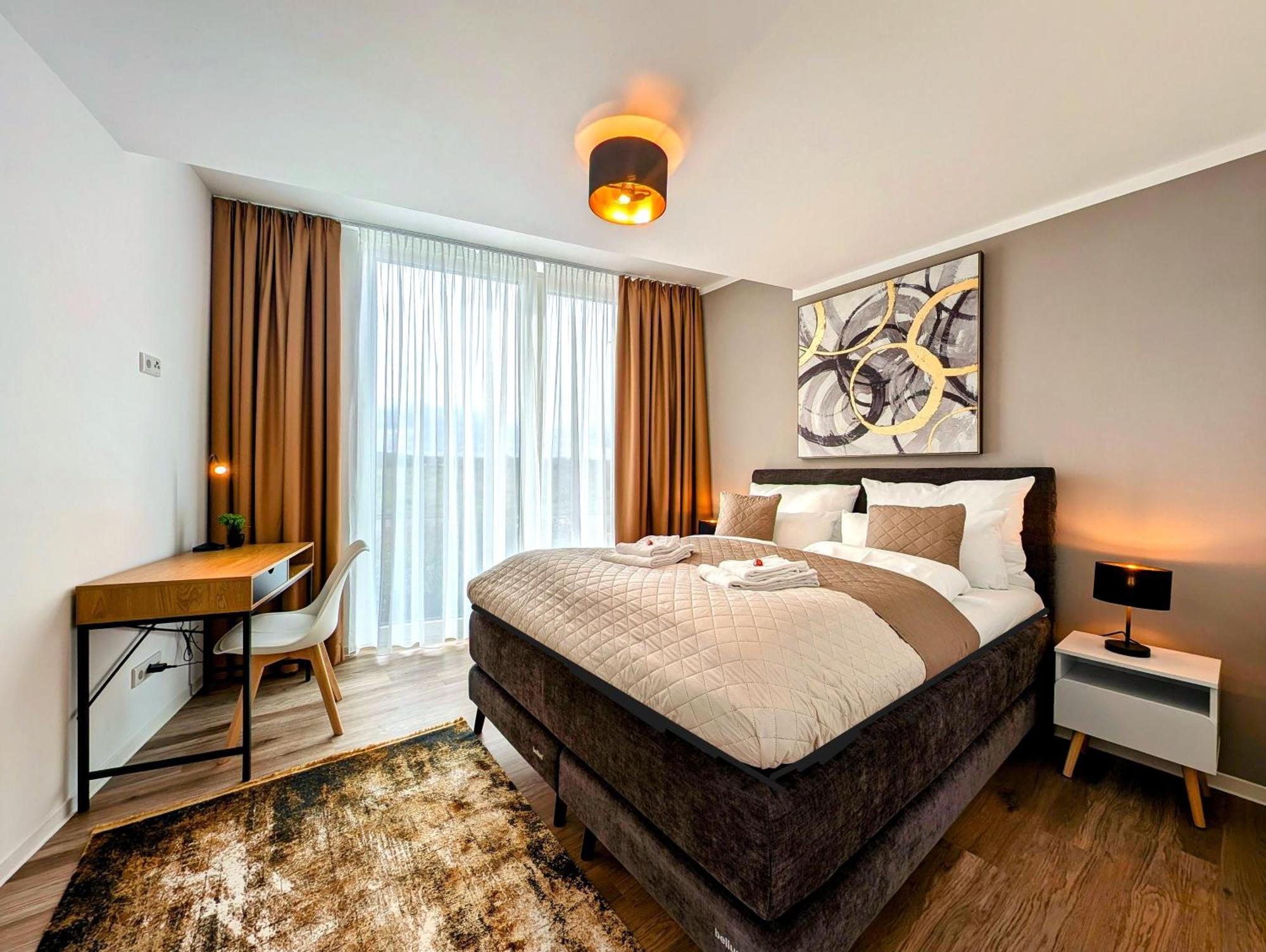 Bohnapartments - Nordkap-Suiten - Gratis Parkplatz - Moderner Neubau - Erdgeschoss - Fussbodenheizung Erfurt Kültér fotó