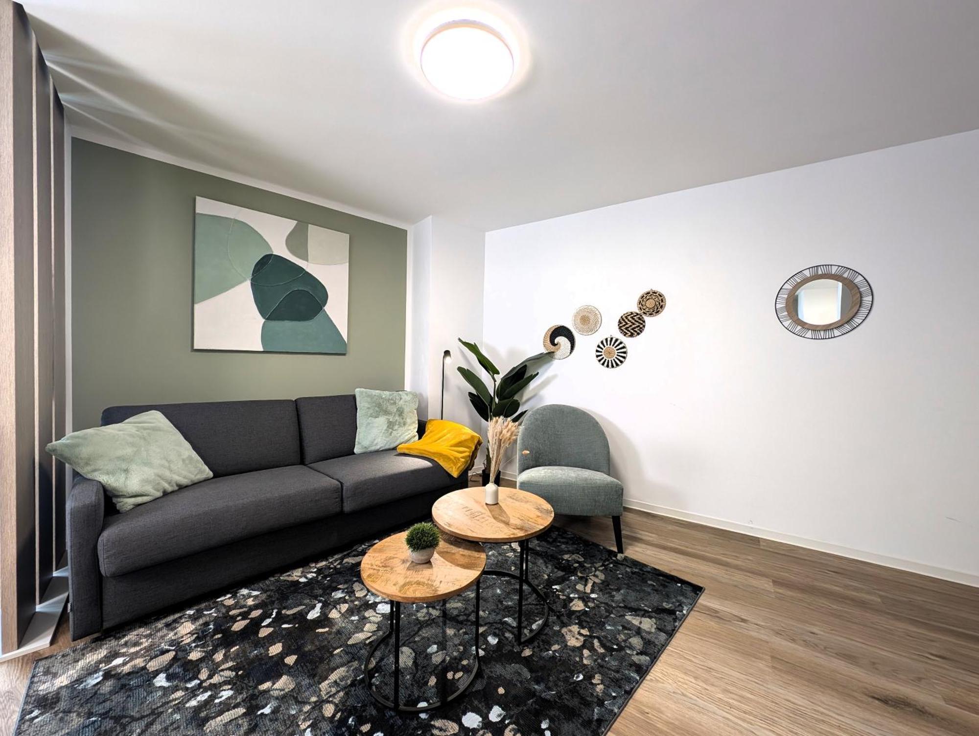 Bohnapartments - Nordkap-Suiten - Gratis Parkplatz - Moderner Neubau - Erdgeschoss - Fussbodenheizung Erfurt Kültér fotó
