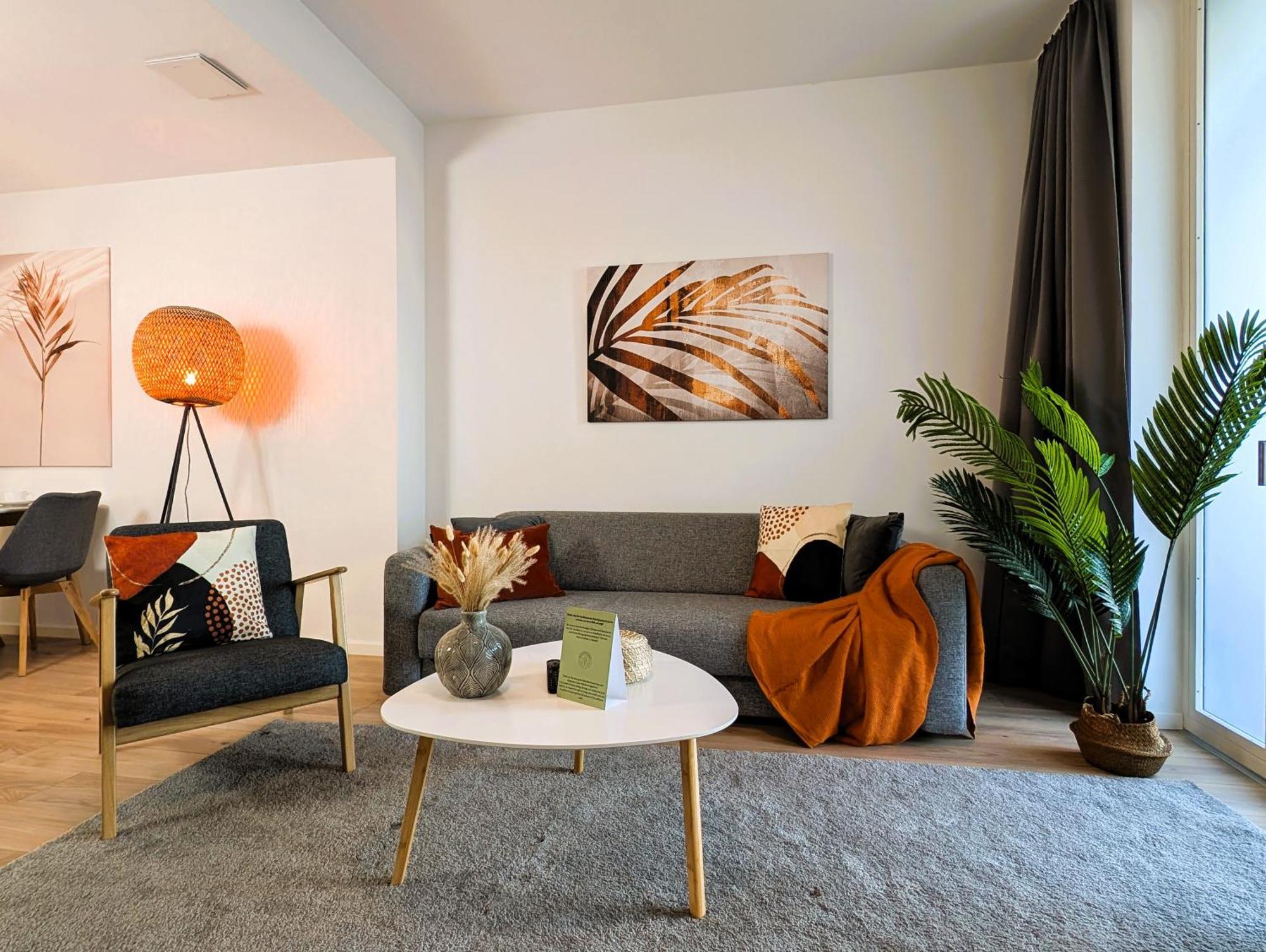 Bohnapartments - Nordkap-Suiten - Gratis Parkplatz - Moderner Neubau - Erdgeschoss - Fussbodenheizung Erfurt Kültér fotó